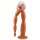 TheAssGasm Long Dildo Scale Beads XL Dildo Orange 60 cm ⌀ 6 cm