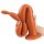 TheAssGasm Long Dildo Scale Beads XL Dildo Orange 60 cm ⌀ 6 cm