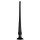 Long Tail PVC Butt Plug With Scale  Black L 50 x 5,0cm