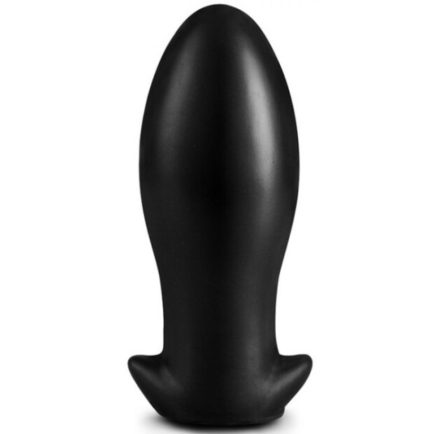 EggPlay Dragon Egg Soft Silicone Butt Plug Large Analplug Schwarz ⌀ 6,5 cm