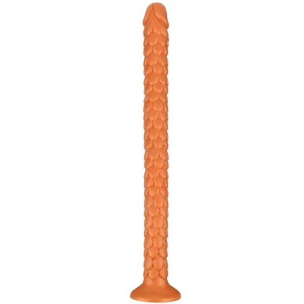 TheAssGasm Flippy Soft Analdildo Orange 47 cm ⌀ 3,5 cm