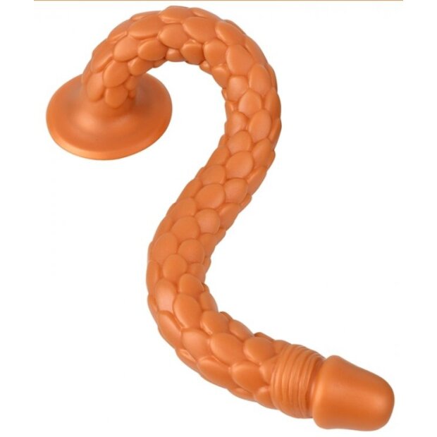 TheAssGasm Flippy Soft Analdildo Orange 47 cm ⌀ 3,5 cm
