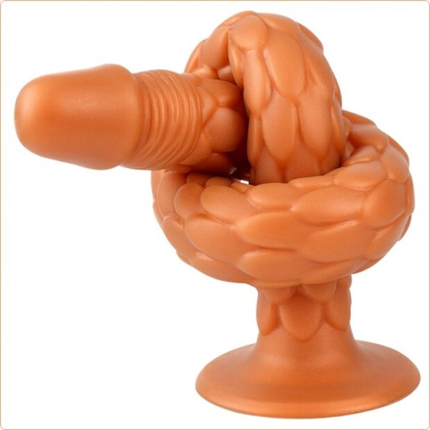 TheAssGasm Flippy Soft Analdildo Orange 47 cm ⌀ 3,5 cm