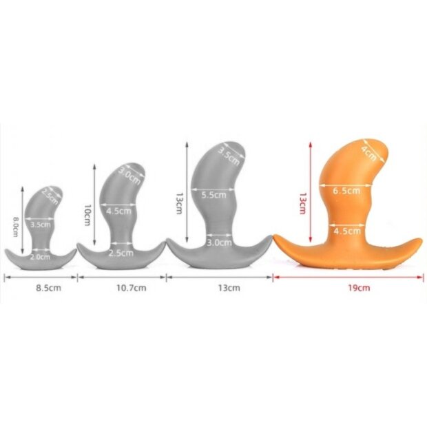 TheAssGasm Plug Pods XL Analplug Orange ⌀ 6,5 cm