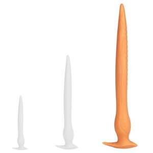 TheAssGasm Long Eel Plug Large Analplug Orange ⌀ 6 cm