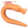TheAssGasm Long Eel Plug Large Analplug Orange ⌀ 6 cm