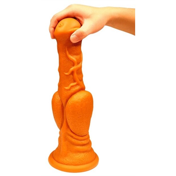 TheAssGasm Canis S Dildo Gold 15 cm
