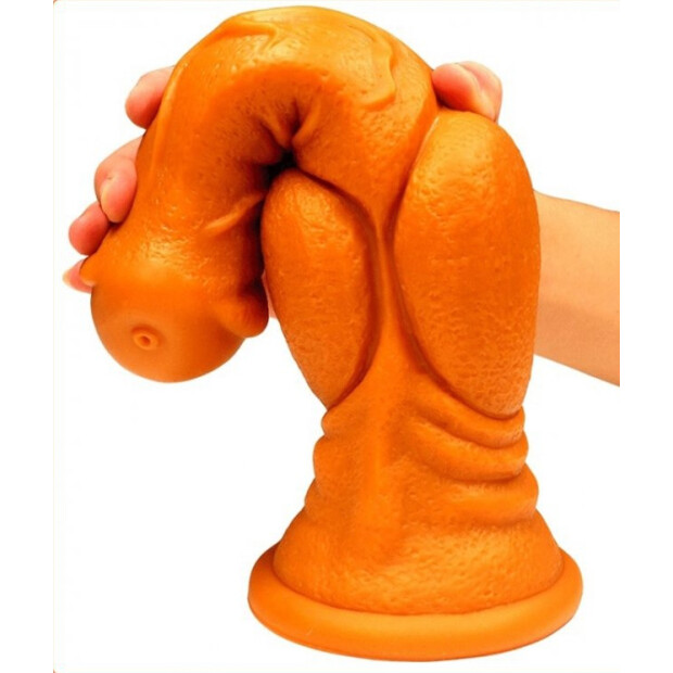 TheAssGasm Canis S Dildo Gold 15 cm