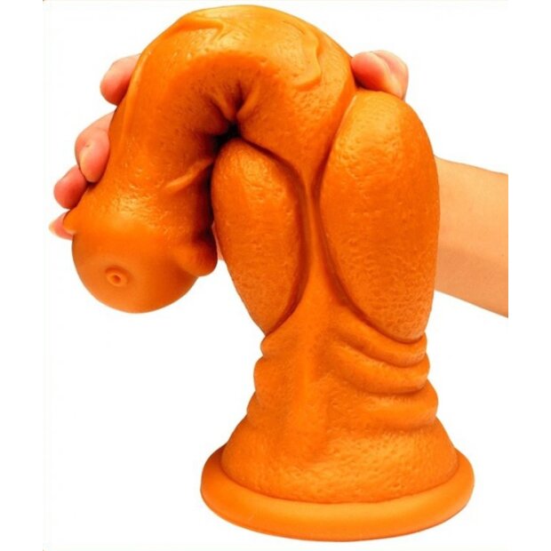 TheAssGasm Canis Medium Dildo Gold 25 cm