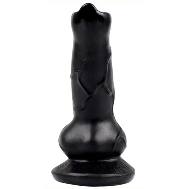Animalorny Dog Cock Dildo Schwarz 12 cm