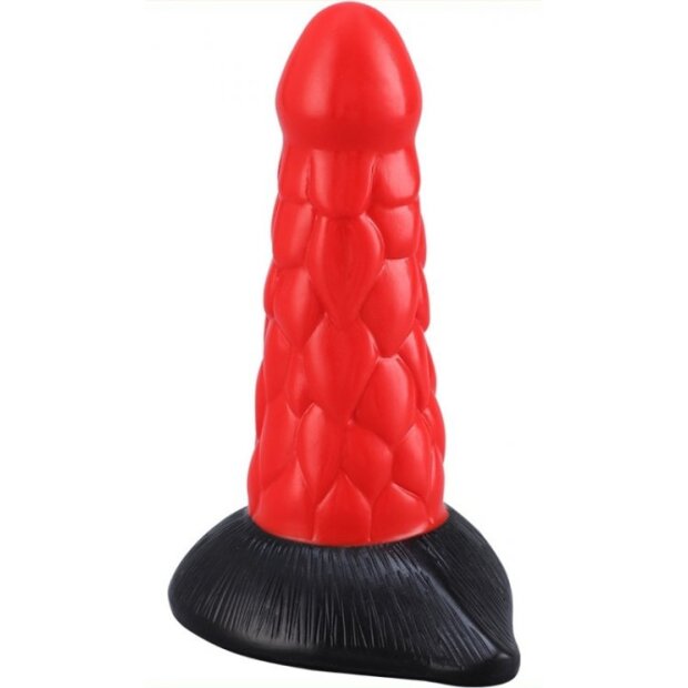 MONSTERED Monster Scales Dildo Rot 16 cm
