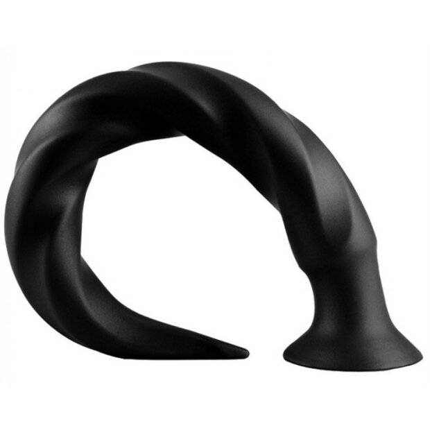 Long Tail Dildo L 50 x 5cm Black