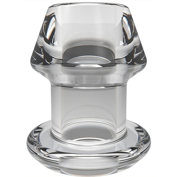 FUKR Tunnel Plug with Inpull Cap Small Tunnelplug Transparent ⌀ 3,6 cm