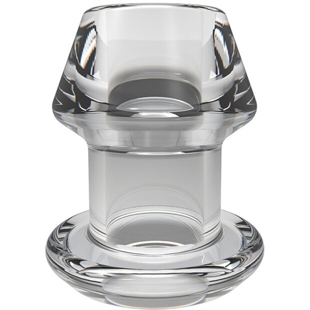 FUKR Tunnel Plug mit Inpull Cap Medium Tunnelplug Transparent ⌀ 5 cm