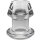 FUKR Tunnel Plug mit Inpull Cap Medium Tunnelplug Transparent ⌀ 5 cm