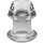 FUKR Tunnel Plug with Inpull Cap XL Tunnelplug Transparent ⌀ 7 cm