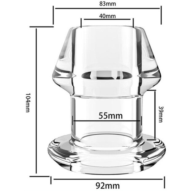 Tunnel Plug with Inpull XXL 9 x 8cm