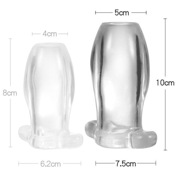 FUKR Nymbus Large Tunnelplug Transparent ⌀ 4,7 cm