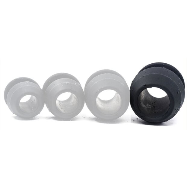 FUKR San Ano Tunnel Plug XL Analplug Schwarz ⌀ 8 cm