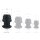 FUKR San Ano Tunnel Plug XL Analplug Schwarz ⌀ 8 cm