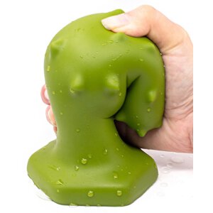 Silicone plug Monster Spike M 12 x 4,5cm Green
