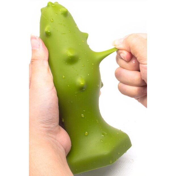 Silicone plug Monster Spike XL 16 x 6,5cm Green