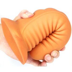 TheAssGasm Lepidop Medium Dildo Gold 20 cm ⌀ 7 cm