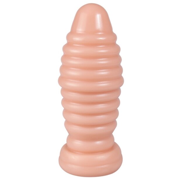 Generique Plug Screw Fuz Analplug Beige ⌀ 8 cm