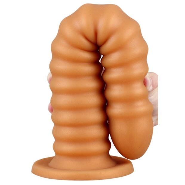 TheAssGasm Bombyx M Dildo Gold 27 cm
