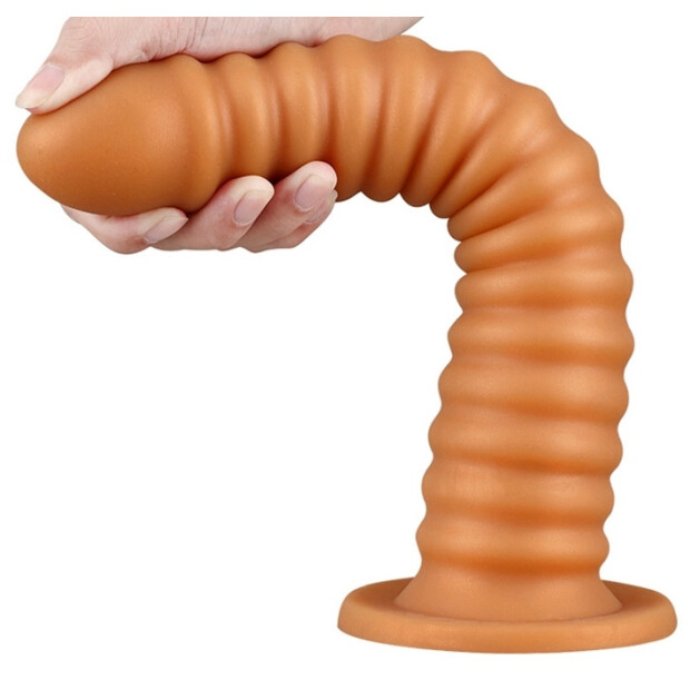 TheAssGasm Bombyx M Dildo Gold 27 cm