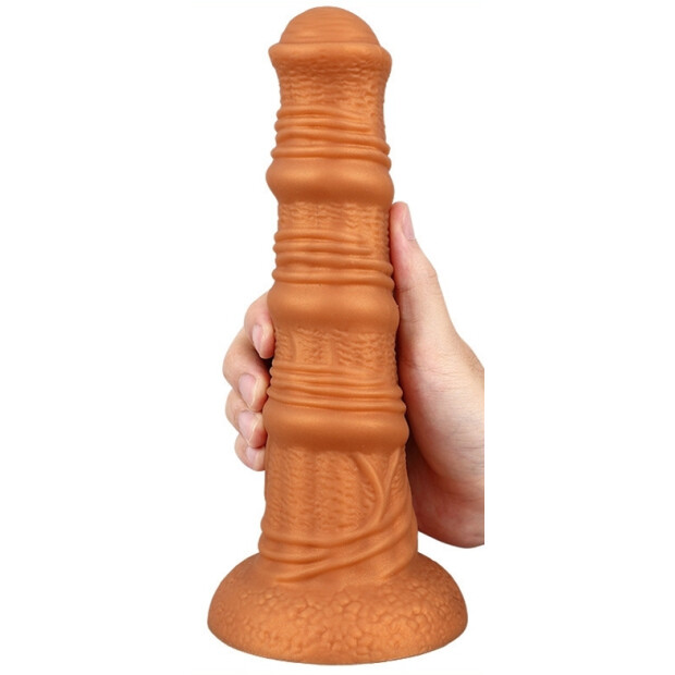 TheAssGasm RibHorse Dildo Gold 21 cm ⌀ 5,5 cm