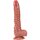 Ribby Dildo 22 x 5cm Brown