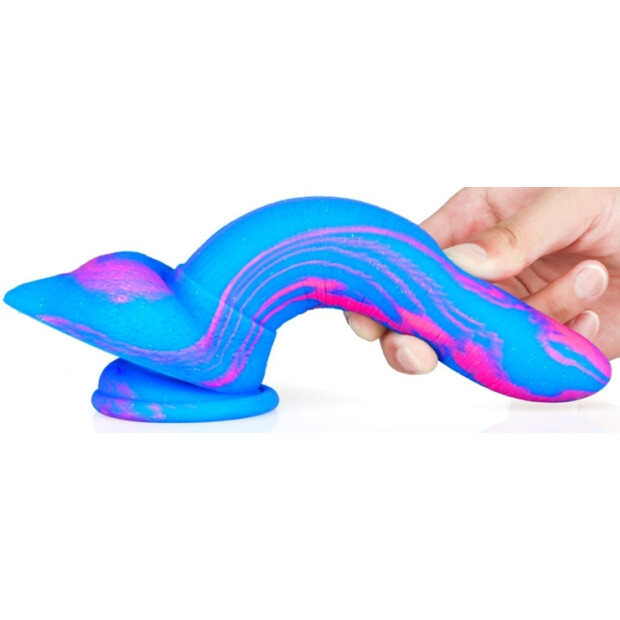 Dildo Banadick 15 x 4cm Blue-Pink