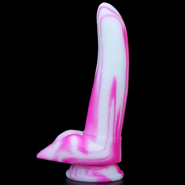 Dildo Banadick 15 x 4cm White-Pink