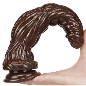 ToppedMonster Lifelike Pagoda Marron Dildo Braun 26 cm