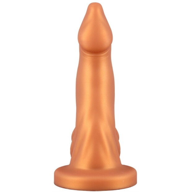 TheAssGasm Dolphin Dildo Gold 22 cm