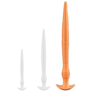 TheAssGasm Vikaelis Silicone Dildo Large Analplug Orange...