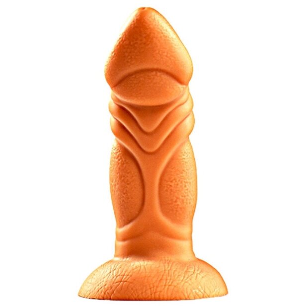 TheAssGasm Fishy Silicone Dildo Gold 18 cm ⌀ 5,5 cm
