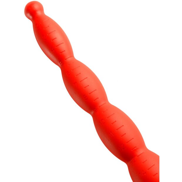 Stretch Worm Long Dildo N°4 Saugnapf Rot 50 cm ⌀ 5,2 cm
