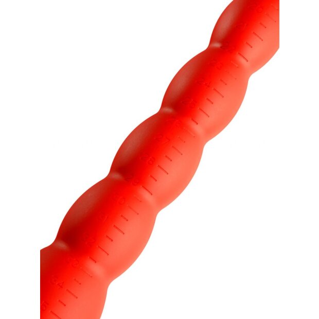 Stretch Worm Long Dildo N°4 Saugnapf Rot 50 cm ⌀ 5,2 cm