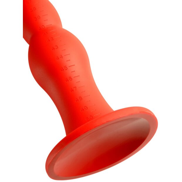 Stretch Worm Long Dildo N°4 Saugnapf Rot 50 cm ⌀ 5,2 cm