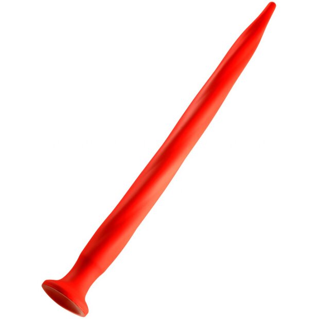 Long Stretch Worm Dildo N°5 64 x 5.2cm Red