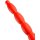 Long Stretch Worm Dildo N°6 60 x 6cm Red