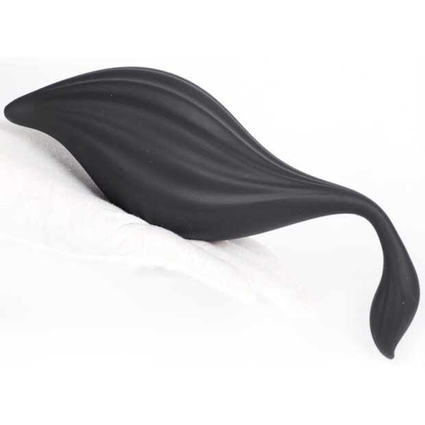 Bulby M Silicone Plug 14 x 7cm Black