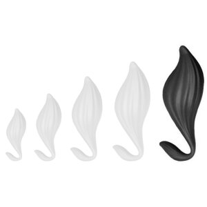 DarkSil Bulby XXL Silicone Plug Analplug Schwarz ⌀ 10 cm