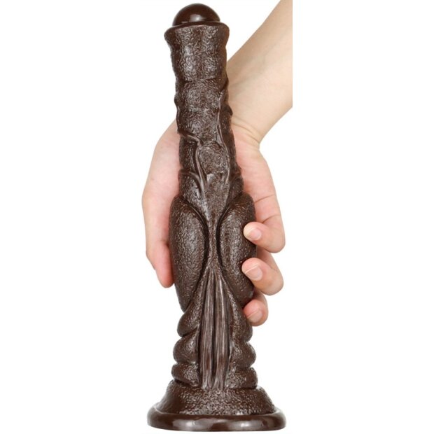 Animalorny Monster Dog Long Dildo Braun 26 cm ⌀ 6 cm