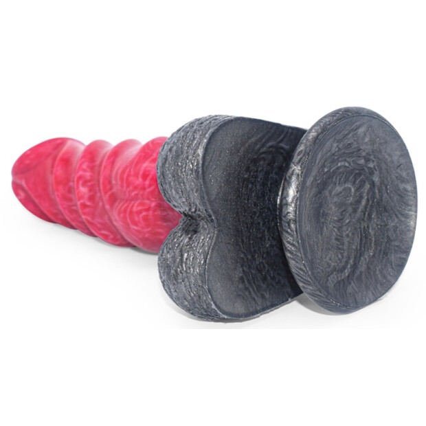 PINKALIEN Monster Ksar Dildo Rot 15 cm