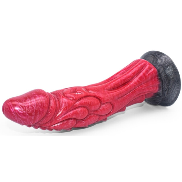 PINKALIEN Monster Sarkan Dildo Rot 19 cm