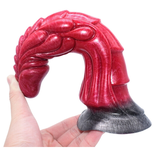 PINKALIEN Monster Sarkan Dildo Rot 19 cm