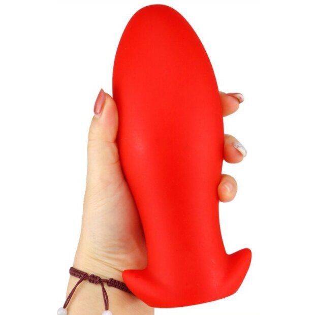 EggPlay Saurus Egg XL Analplug Rot ⌀ 7,5 cm